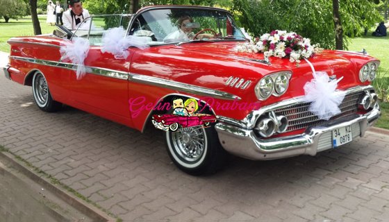 1958 Chevrolet Tenteli Kırmızı